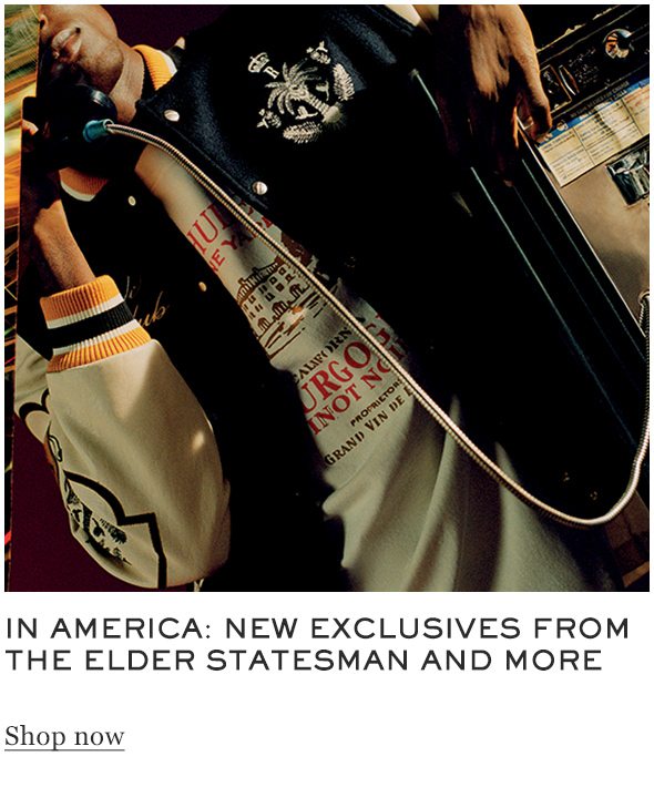 IN AMERICA:NEW EXCLUSIVE FROM THE ELEDER STATESMAN Shop now