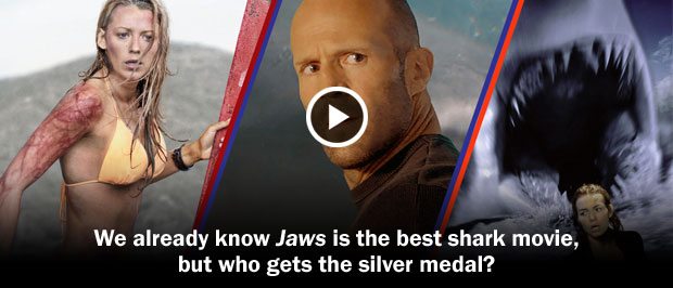 WE ALREADY KNOW JAWS IS THE BEST SHARK MOVIE, BUT WHO GETS THE SILVER MEDAL?