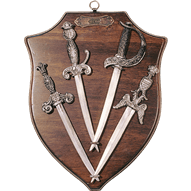 Mini Sword Collection Display Plaque