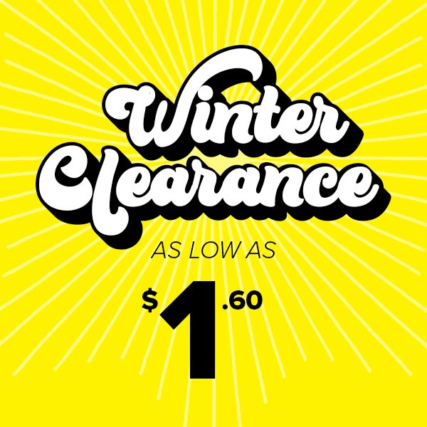 Winter Clearance As Low As $1.60