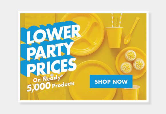 Lower party prices | On nearly 5,000 products | Shop Now