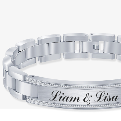 3/8 ct tw. Diamond Men's Bracelet