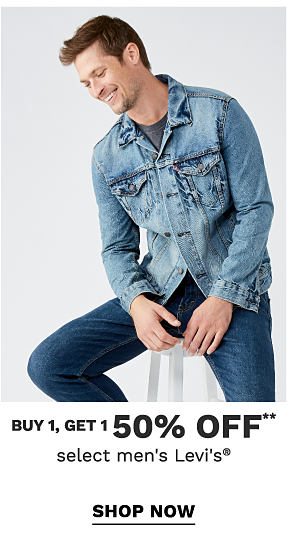 Buy 1, get 1 50% off** select men's Levi's®. Shop Now.