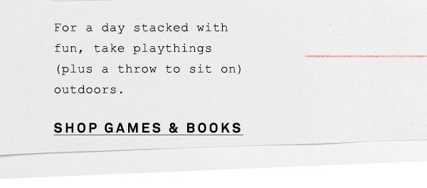 Shop books and games.