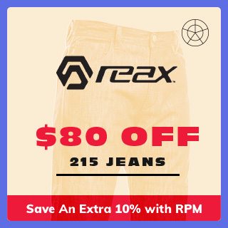 $80 off Reax 215 jeans 