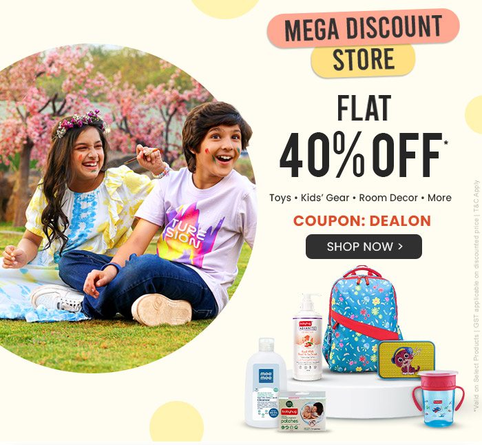 Mega Discount Store FLAT 40% OFF*