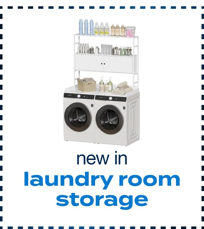 New In Laundry Room Storage