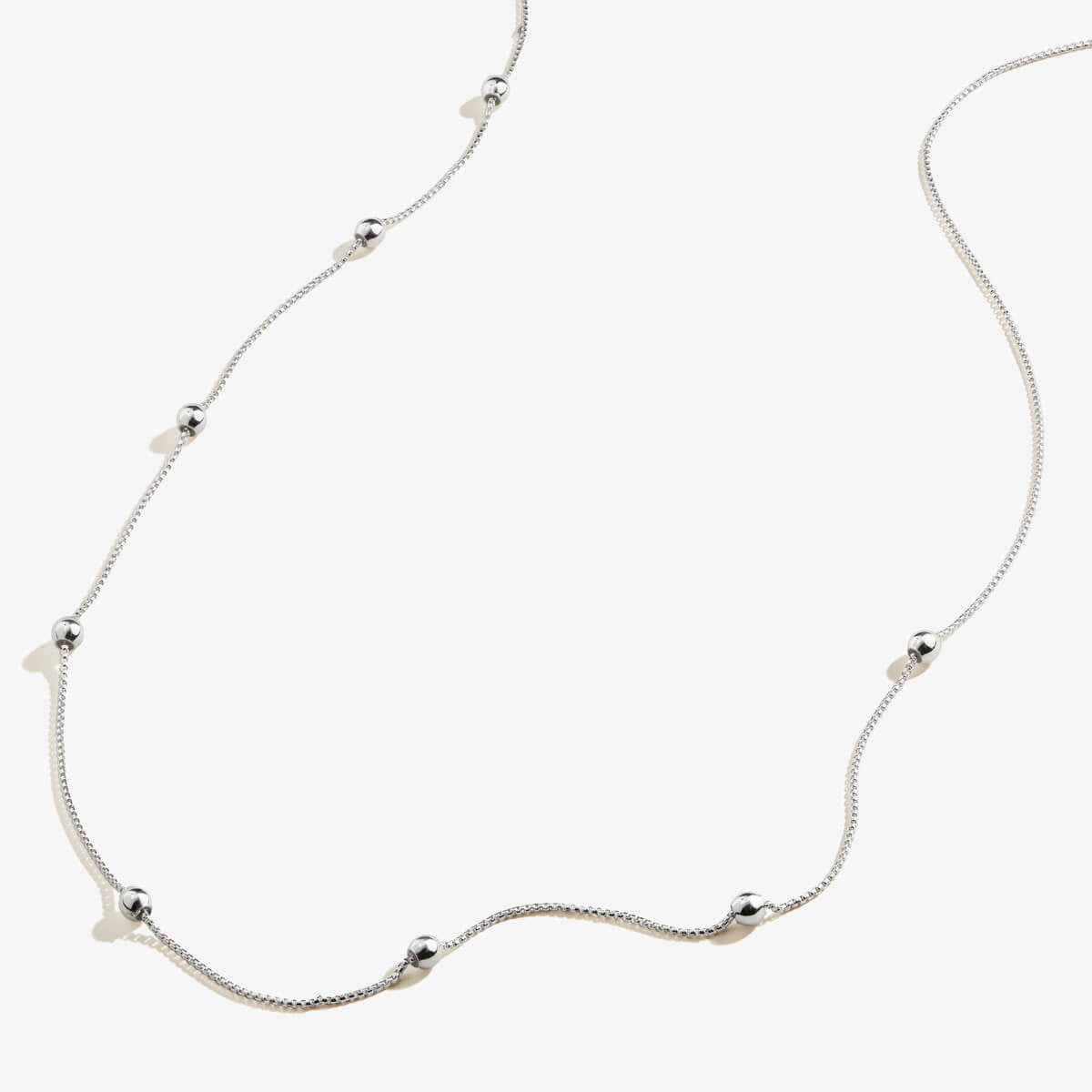 Image of Adjustable Length Bead Chain Necklace