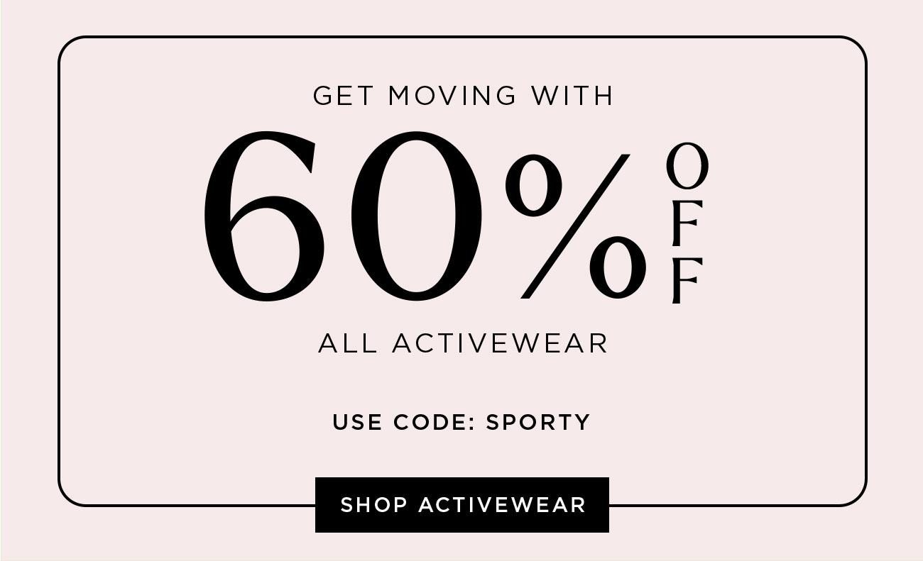 60% Off | Shop Activewear