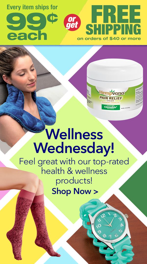 Hip. Hip. Hooray! It's Wellness Wednesday!