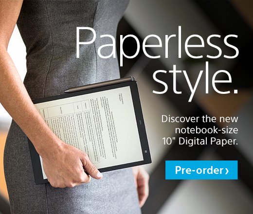 Paperless style. Discover the new notebook-size 10" Digital Paper. | Pre-order