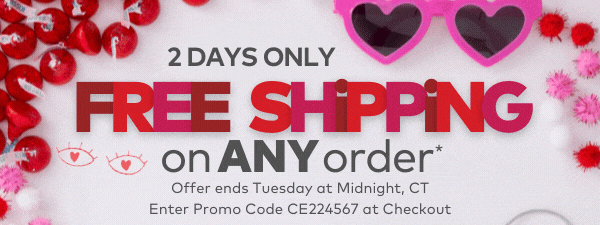 Free Shipping on ANY Order*