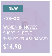 BODY1 PDP12 - WOMEN IN MOVIES SHORT-SLEEVE T-SHIRT (FLASHDANCE)