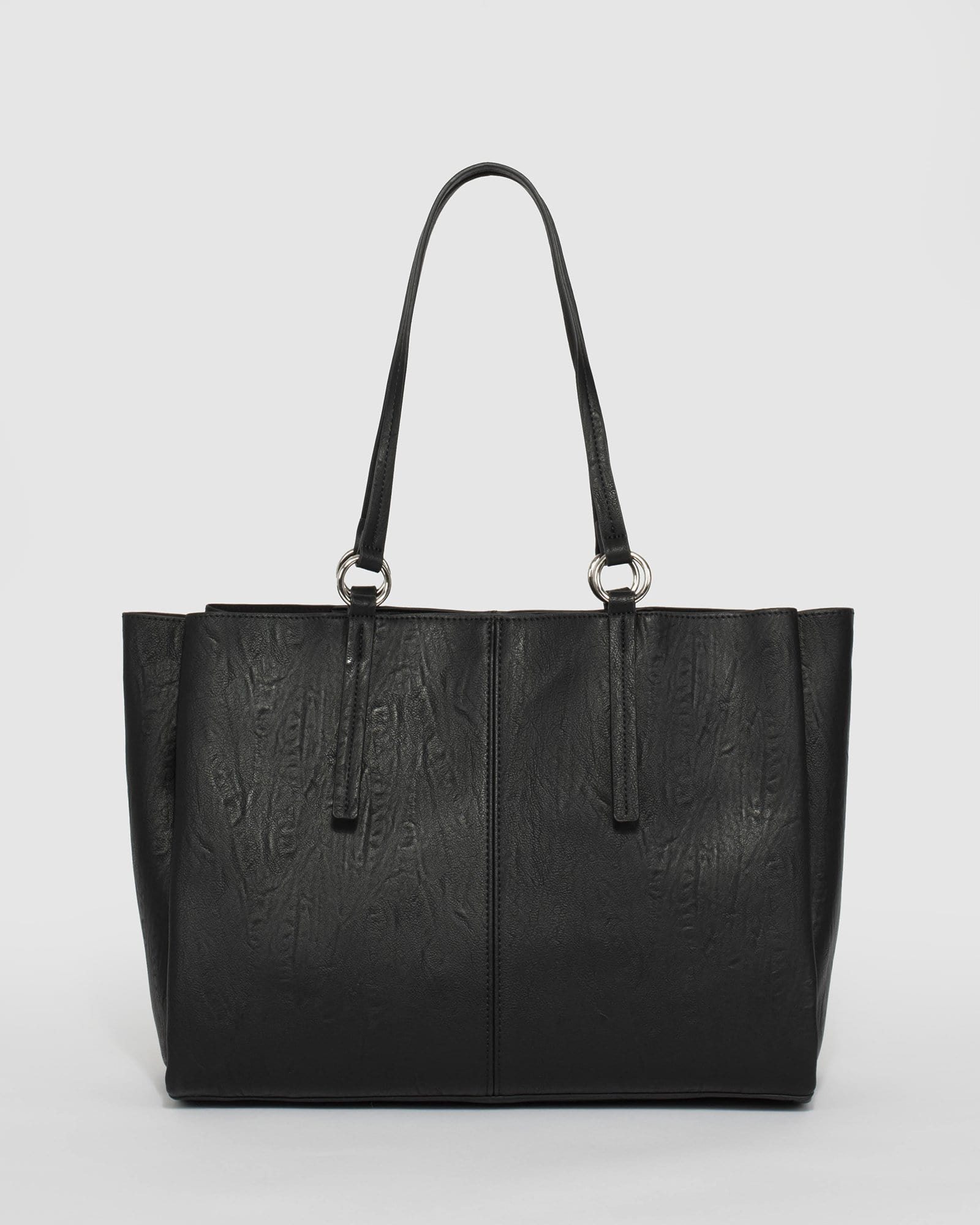 Image of Black Stacey Ring Tote Bag