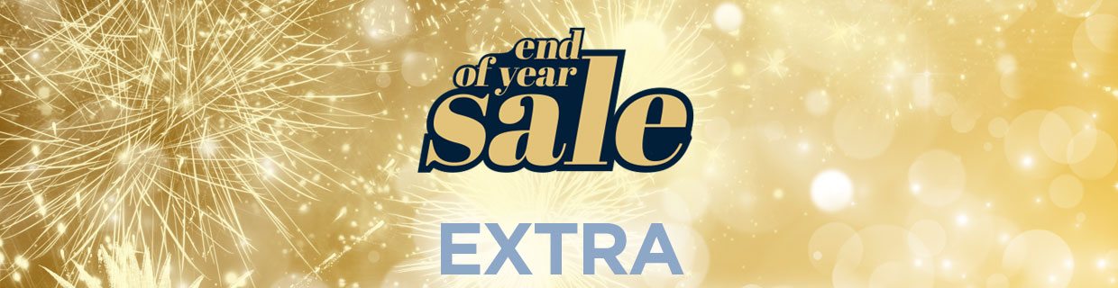 End of Year Sale. Extra