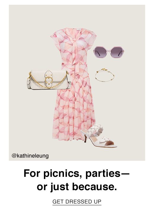 For picnics, parties - or just because. GET DRESSED UP