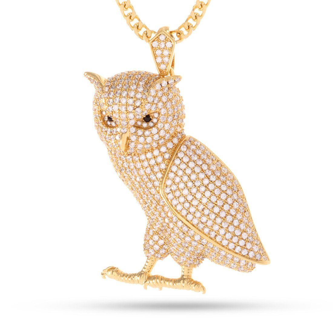 Image of The 14K Gold Owl Necklace