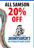 All Samson Dock Line and Rigging Lines on Sale at Defender