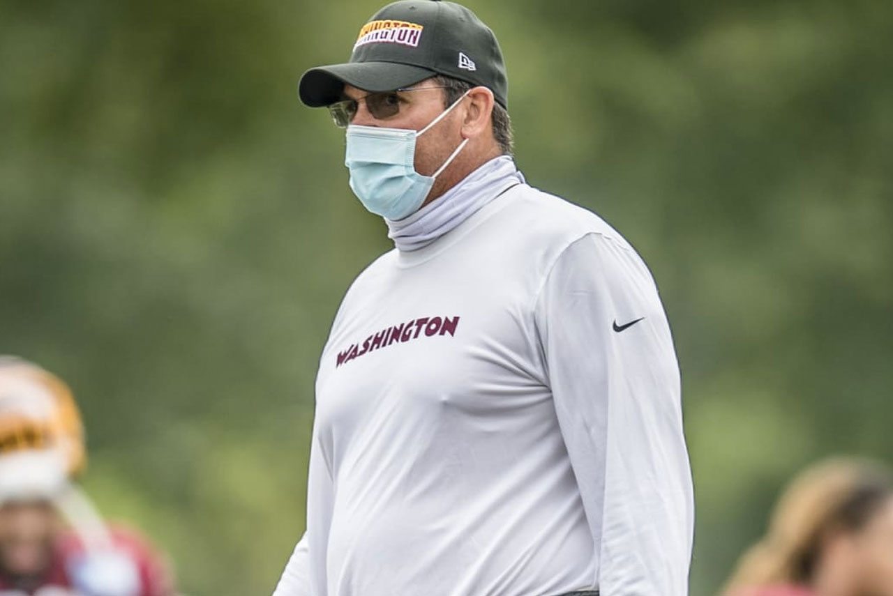 Coach Rivera oversees practice at INOVA Sports Performance Center