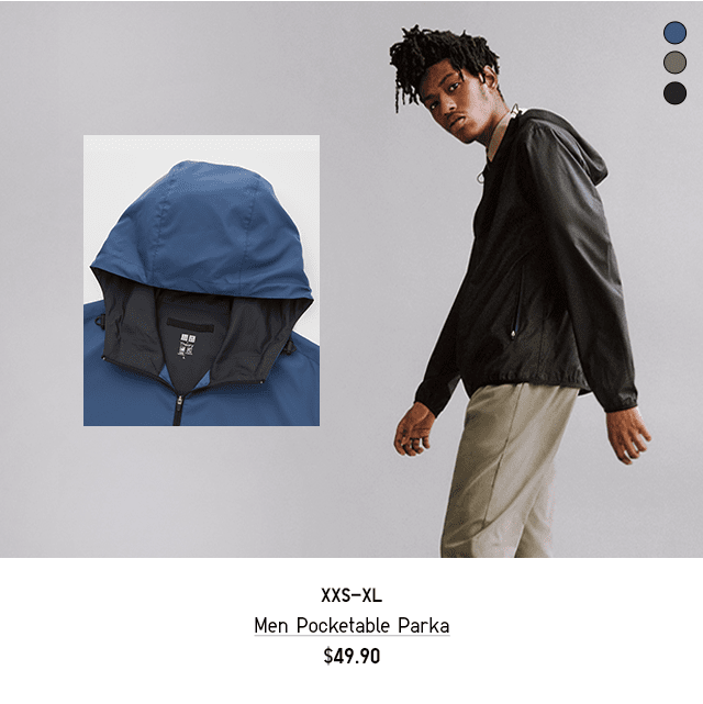 PDP9 - MEN POCKETABLE PARKA