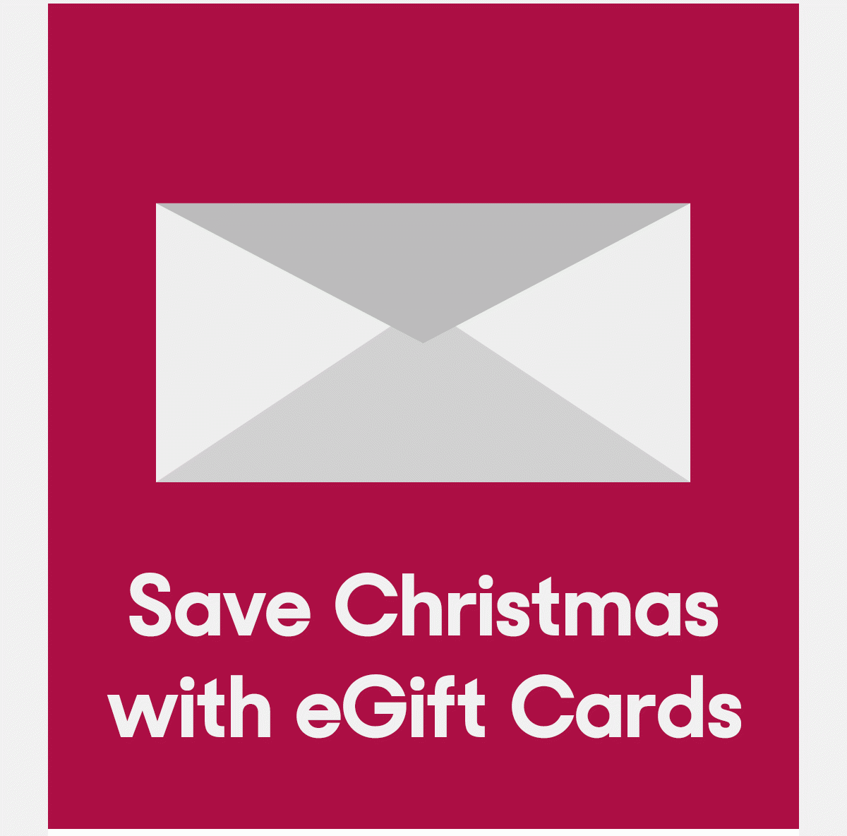 Save Christmas with eGift Cards