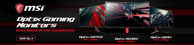 MSI Optix Gaming Monitors