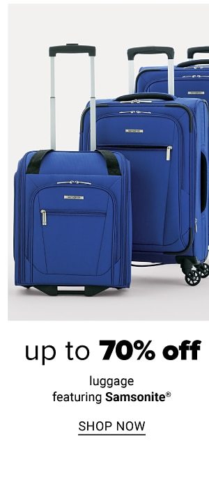 Up to 70% off Luggage feat. Samsonite - Shop Now