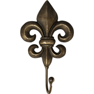 Fleur de Lis Wall Hook