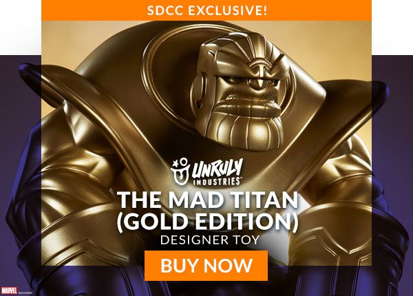 SDCC Exclusive - The Mad Titan (Gold Edition) Designer Toy