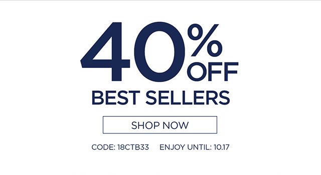 40% Off Best Sellers - Shop Now