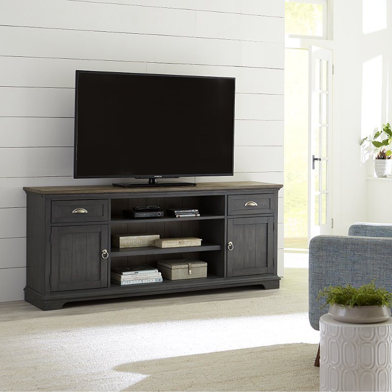 Casual Contemporary 72 Inch TV Stand - Ocean Isle