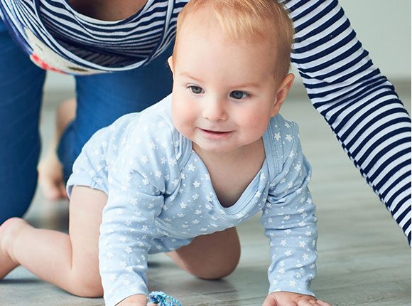 Your baby, the curious explorer.