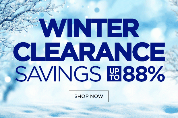 Winter Clearance Savings up to 88%!