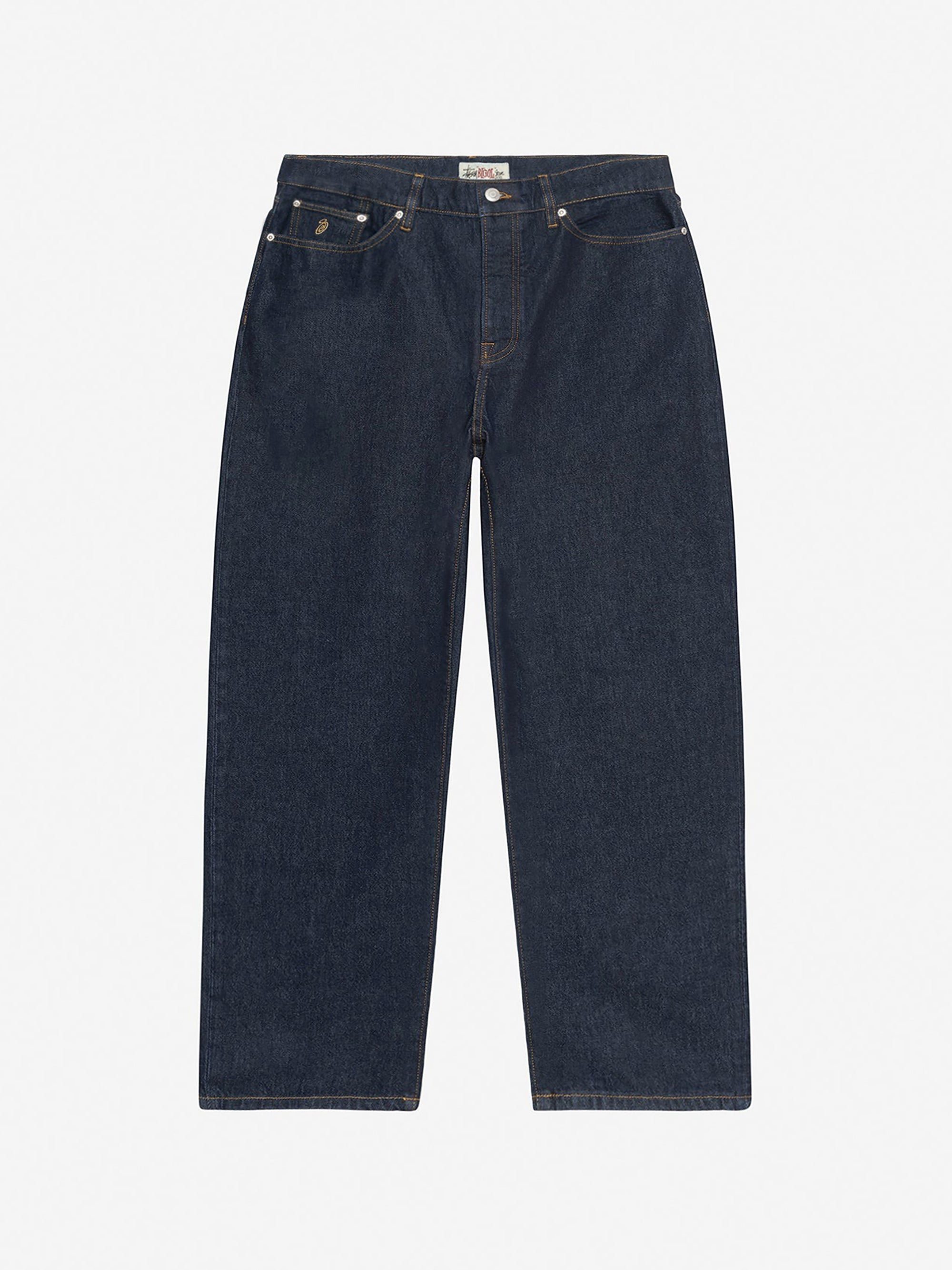 Image of Stussy Big Ol Jean Denim W - Rinsed Indigo