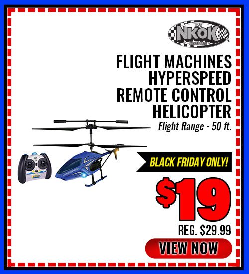 NKOK Flight Machines Hyperspeed Remote Control Helicopter