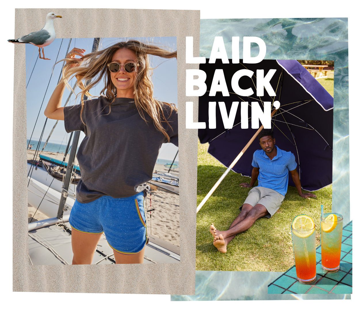 Laid Back Livin' - check out our new Eventide Terry fabric