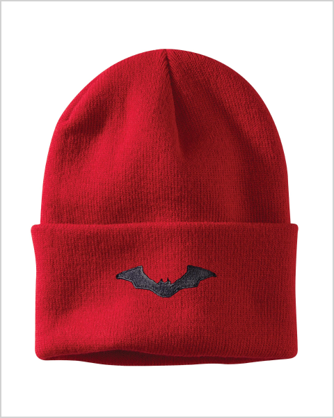 THE BATMAN REFLECTIVE PATCH BEANIE