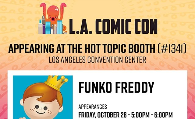 LA Comic Con Apperaring at the Hot Topic Booth #1341