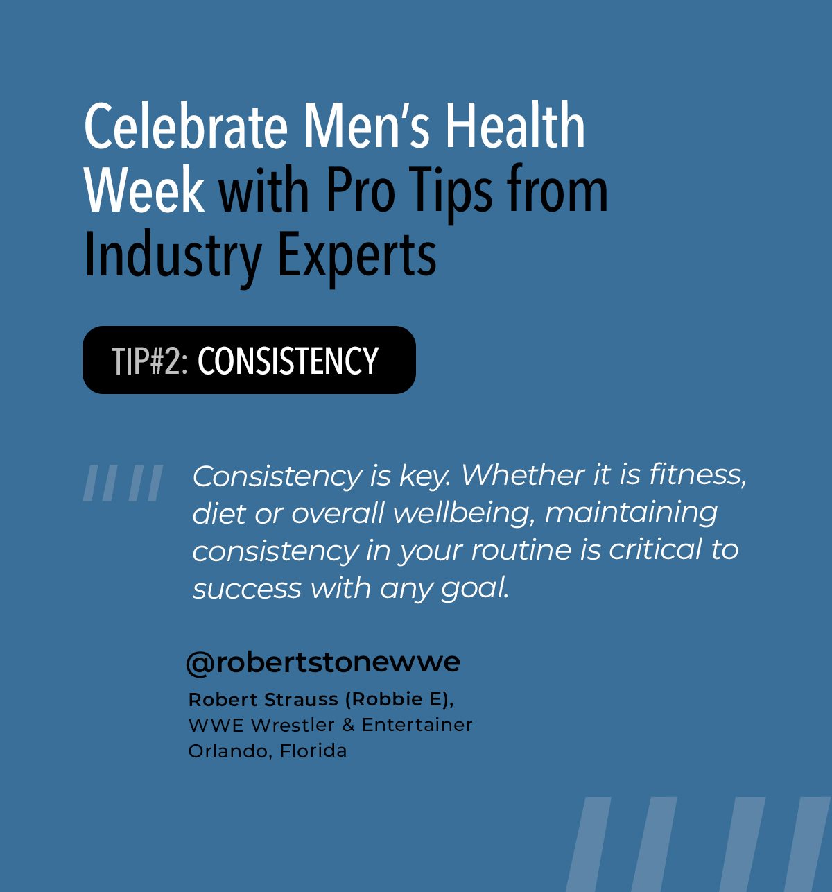 Celebrate Men’s Health Week with Pro Tips from Industry Experts