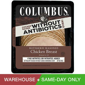 Columbus Abf Sliced Chicken Breast