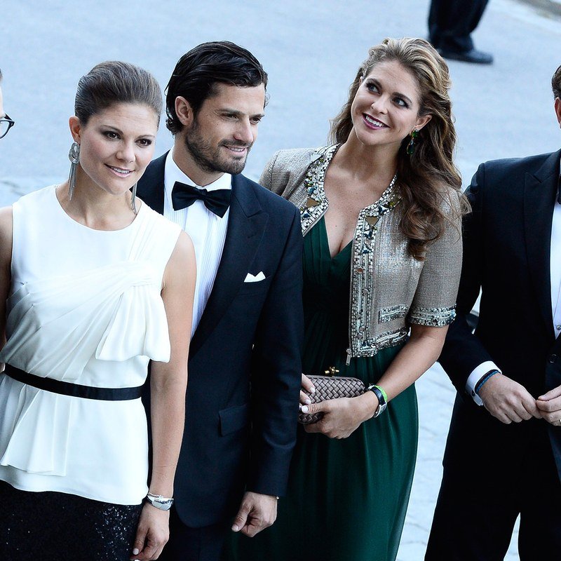 Prince Daniel, Crown Princess Victoria, Prince Carl Philip, Princess Madeleine and Christopher O'Neill, September 14, 2013.