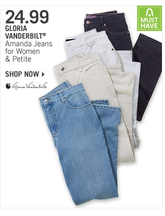 Shop 24.99 Gloria Vanderbilt Amanda Jeans