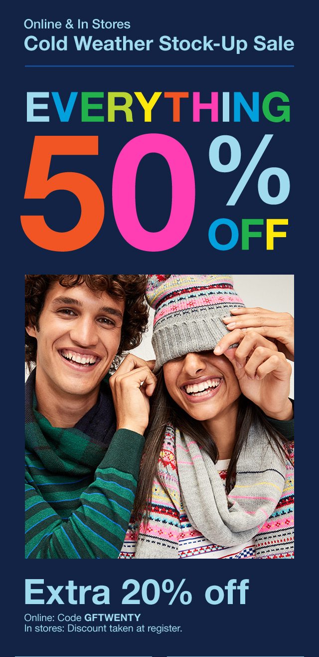 Everything 50% Off