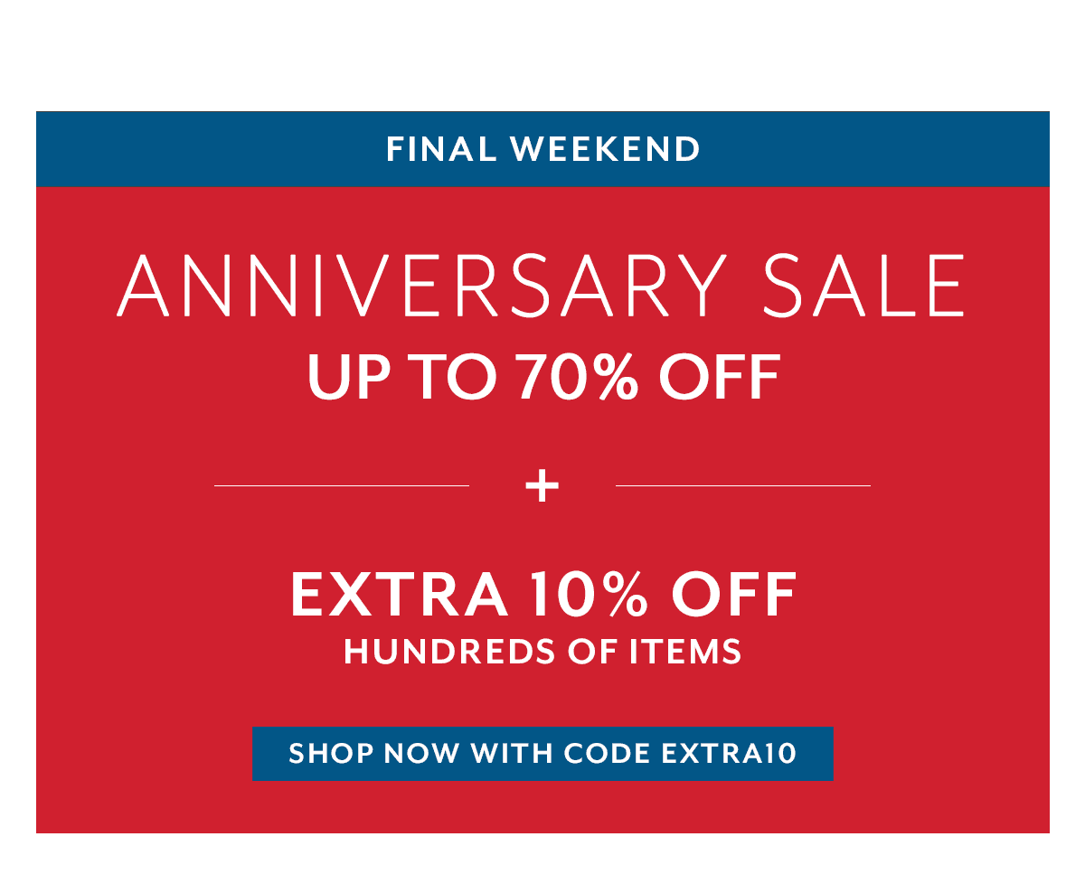 Extra 10% Off Hundreds of Items