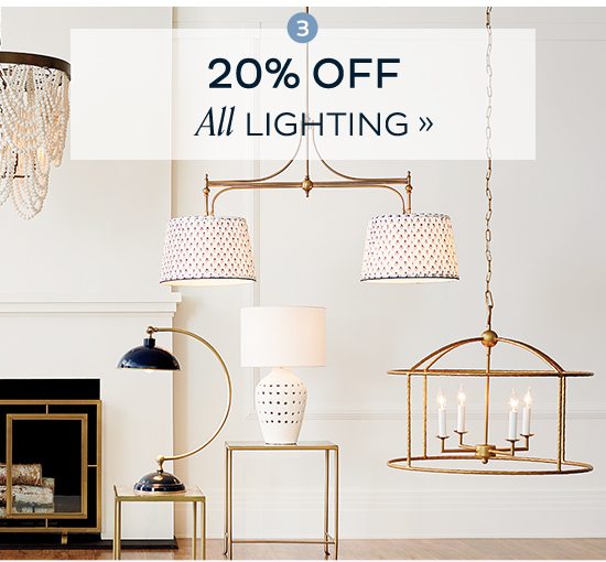 20% Off Lighting*