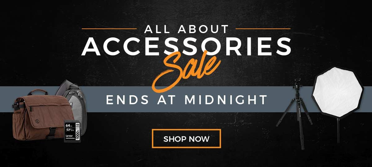 Accessories Sale Ends Tonight at Midnight