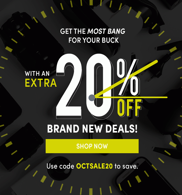 20% Off Brand New Deals | Shop Now