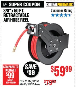 View 3/8 in. x 50 ft. Retractable Hose Reel