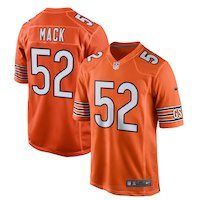 Men's Chicago Bears Khalil Mack Nike Orange Game Jersey