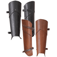 Sigfrid Leather Greaves